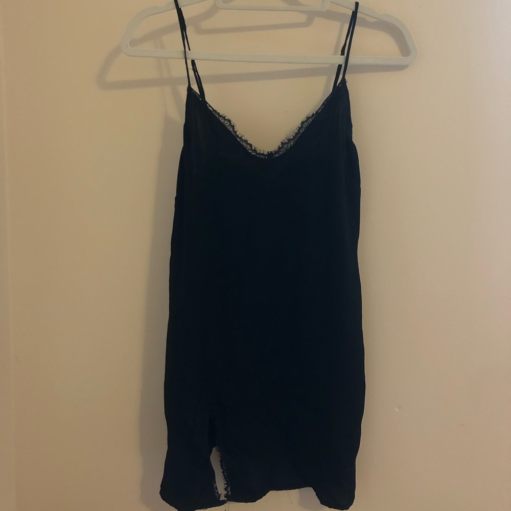 Urban outfitters black slip dress